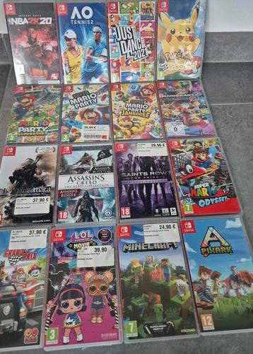 Switch games en accessoires  beschikbaar voor biedingen