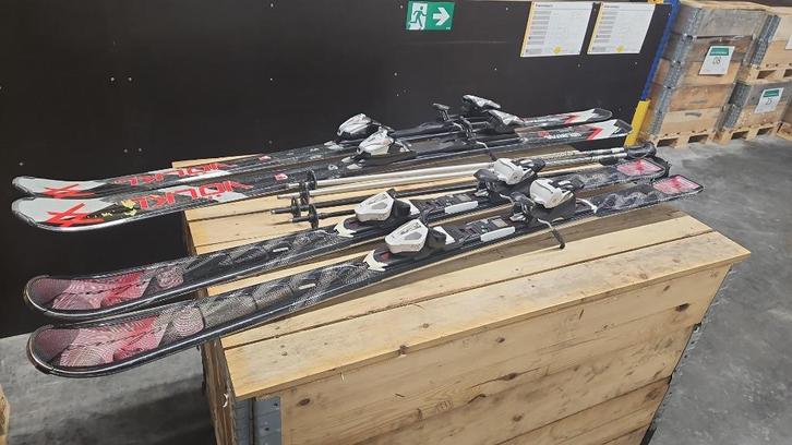skis (hommes et femmes), Sports & Fitness, Ski & Ski de fond, Utilisé, Skis, 160 à 180 cm, Enlèvement ou Envoi