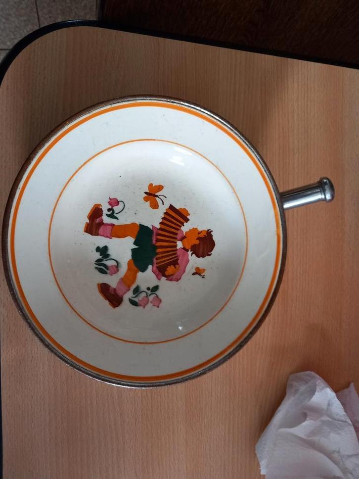 Ancienne assiette bébé, Antiek en Kunst, Antiek | Email, Ophalen of Verzenden