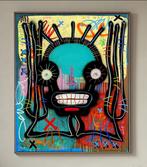 The Big Fat Boy: uniek werk op canvas, Ophalen of Verzenden