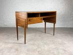 Vintage 50s Secretaire schrijftafel midcentury modern, Ophalen, Gebruikt, Bureau