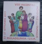 2 Euro Vatican 2015 Proof Family Reunion Philadelphia USA, Postzegels en Munten, Bankbiljetten | Europa | Eurobiljetten, Ophalen of Verzenden