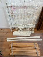 Wit Kinderbed (meegroei), Kinderen en Baby's, Ophalen, 70 tot 85 cm, Zo goed als nieuw, Lattenbodem