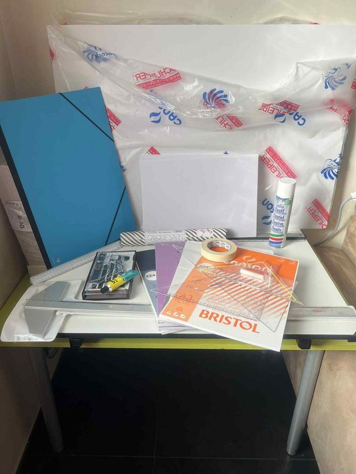 Lot de matériel pour études d’ architecture, Hobby en Vrije tijd, Scrapbooking, Nieuw, Ophalen