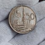 Piece de monnaie / Belgique / 50 Francs / 1958 FR / Argent, Enlèvement ou Envoi, Monnaie en vrac, Argent, Argent