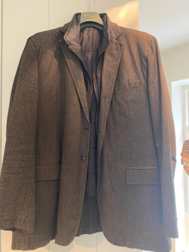 Heren winterjas,winterblazer maat xl, maat 54, Ophalen of Verzenden, Zo goed als nieuw, Maat 52/54 (L), Bruin