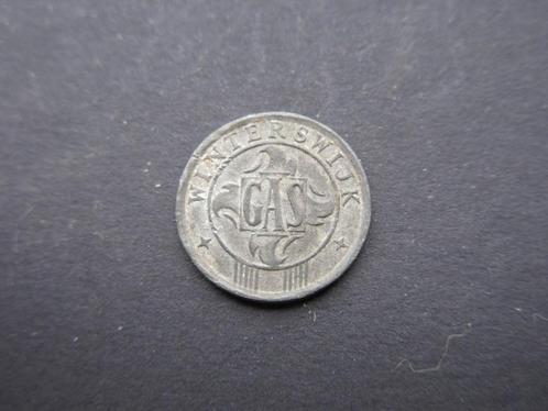 10 Gas 1942 Winterswijk Pays-Bas Gas Coin Zinc WW2 (02), Collections, Objets militaires | Seconde Guerre mondiale, Autres, Envoi