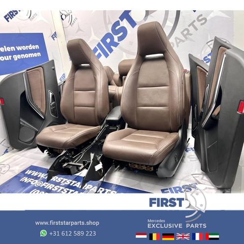 W176 W117 W156 AMG STOELEN ZETELS BRUIN AMG COMPLEET INTERIE, Auto-onderdelen, Interieur en Bekleding, Mercedes-Benz, Gebruikt