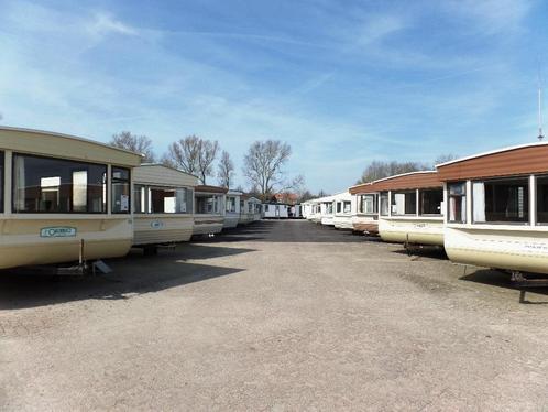 Diverse modellen Atlas stacaravans + chalets met 1 of 2 slk, Caravanes & Camping, Caravanes résidentielles, jusqu'à 6, Enlèvement