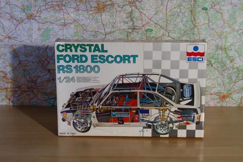 Ford Escort RS 1800 Crystal ESCI, Hobby en Vrije tijd, Modelbouw | Auto's en Voertuigen, Nieuw, Auto, Groter dan 1:32, Overige merken