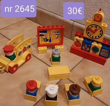 Lego duplo:Schooltje (CI) set nr 2645, Enlèvement ou Envoi, Comme neuf, Duplo