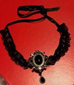 Alchemy Gothic hanger ketting Ze loopt in schoonheid, Ophalen, Overige materialen, Verstelbaar, Zwart