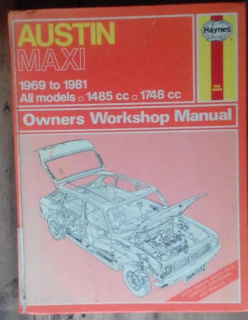 Manuel d'atelier AUSTIN MAXI Owners Workshop Manual, Autos : Divers, Modes d'emploi & Notices d'utilisation, Enlèvement ou Envoi