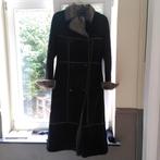 Manteau d'hiver en daim noir taille 36, Kleding | Dames, Ophalen, Gedragen, Maat 36 (S), Zwart