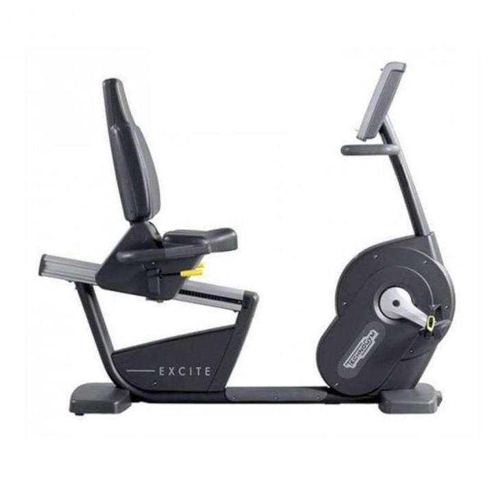 TechnoGym New Recline Bike Excite+ met Unity LIVE recumbent, Sport en Fitness, Fitnessmaterialen, Gebruikt, Overige typen, Armen