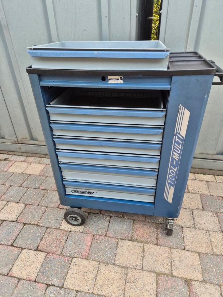 Gedore gereedschapwagen 7 laden LEEG, Doe-het-zelf en Bouw, Gereedschapskisten, Ophalen