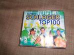 1 mooie cd box van de ultieme schlager top 100, Enlèvement ou Envoi, Comme neuf, Coffret
