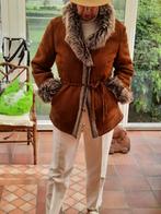 Suède winterjas met binnenkant geschoren lam, Kleding | Dames, Ophalen of Verzenden, Zo goed als nieuw, Maat 38/40 (M)