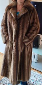 Manteau en vrai vison brun, Enlèvement, Comme neuf, Brun