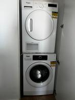 Wasmachine en droogkast Whirlpool, 8 tot 10 kg, Ophalen, Gebruikt, Voorlader