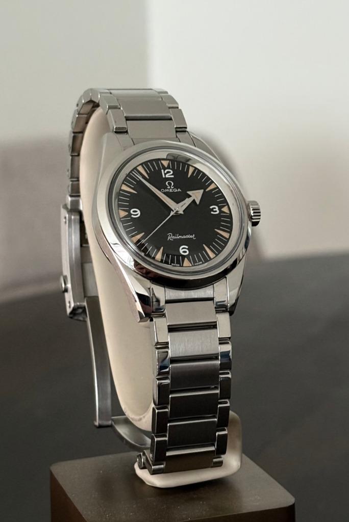 Omega Railmaster Trilogy Edition - 220.10.38.20.01.002, Handtassen en Accessoires, Horloges | Heren, Zo goed als nieuw, Polshorloge