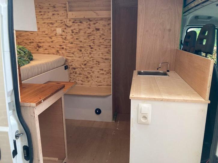 Jumper l2h2 aménagé, Caravans en Kamperen, Caravans, Particulier, tot en met 2, Douche, Ophalen