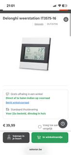 Station météo Delonghi IT3575-16, TV, Hi-fi & Vidéo, Stations météorologiques & Baromètres, Enlèvement ou Envoi, Neuf, Station météo