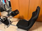 Full playseat sim racing set + t300 rs gt stuur, Enlèvement, Comme neuf, Playseat ou Siège de jeu, PlayStation 3