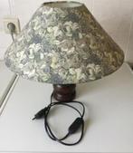 Tafellamp met groene lampenkap, Gebruikt, Ophalen of Verzenden