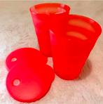 Tupperware 2 rietjesbekers, Huis en Inrichting, Keuken | Tupperware, Ophalen of Verzenden, Nieuw
