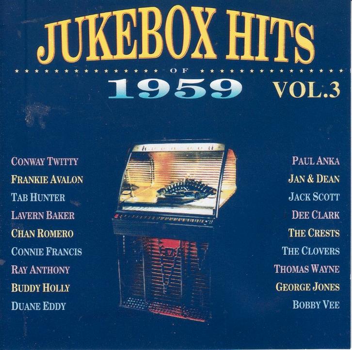 Blauwe Jukebox Hits 1959 volume 3, CD & DVD, CD | Compilations, Pop, Envoi