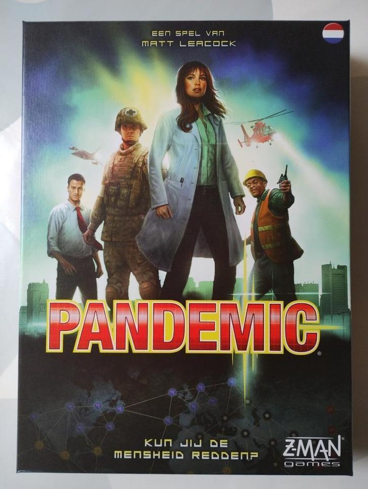 Pandemic. Nederlandse versie van Z-man Games., Hobby en Vrije tijd, Gezelschapsspellen | Bordspellen, Zo goed als nieuw, Een of twee spelers