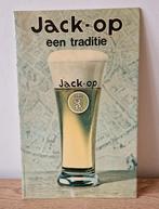 Reclamebord voor bier van Jack-Op — „Een traditie”, Ophalen of Verzenden, Gebruikt, Reclamebord, Plaat of Schild, Overige merken