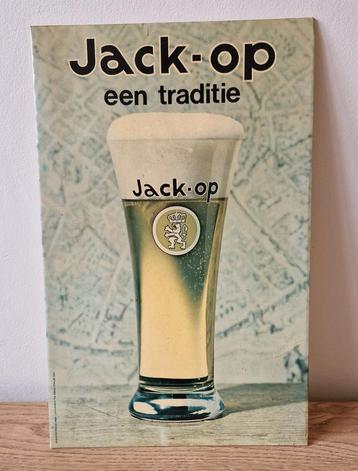  Reclamebord voor bier van Jack-Op — „Een traditie” beschikbaar voor biedingen
