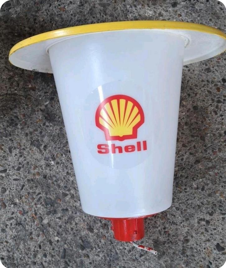 Shell lantaarnpaal kap benzinepomp eiland paal kappen, Verzamelen, Merken en Reclamevoorwerpen, Zo goed als nieuw, Ophalen of Verzenden