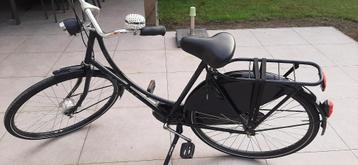 Gazelle zwarte damesfiets / meisjesfiets / omafiets retro beschikbaar voor biedingen