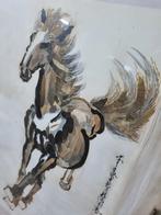 Chinese horse original 60/40 soie, Antiquités & Art