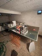 Ping pong tafel oud maar niet versleten, Sport en Fitness, Tafeltennis, Ophalen, Gebruikt, Tafel Indoor, Inklapbaar