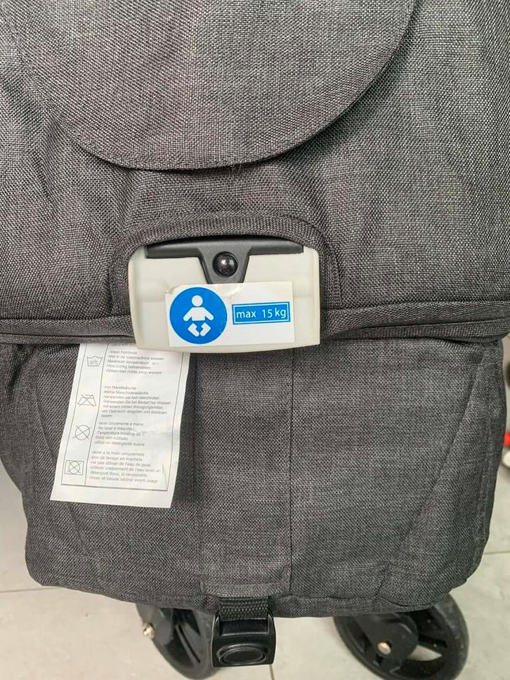 Zwart grijs xline, Kinderen en Baby's, Buggy's, Gebruikt, Overige merken, Duomodel, Ophalen