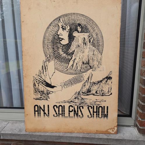 ANN SALENS vintage affiche MODESHOW., Antiek en Kunst, Kunst | Litho's en Zeefdrukken, Ophalen