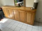 Eiken Dressoir kast, 25 tot 50 cm, 200 cm of meer, Gebruikt, Eikenhout