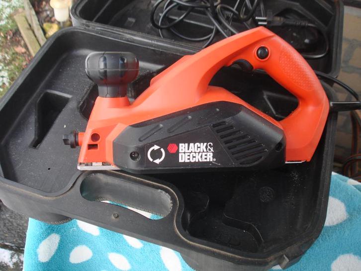 Black & Decker KW712 type 2 -- raboteuse --, Bricolage & Construction, Raboteuses, Comme neuf, Électrique, Enlèvement ou Envoi