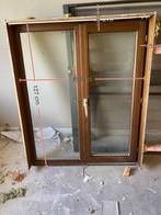 Dubbel houten raam, Ophalen, Gevelraam of Ruit, Gebruikt, 80 tot 120 cm
