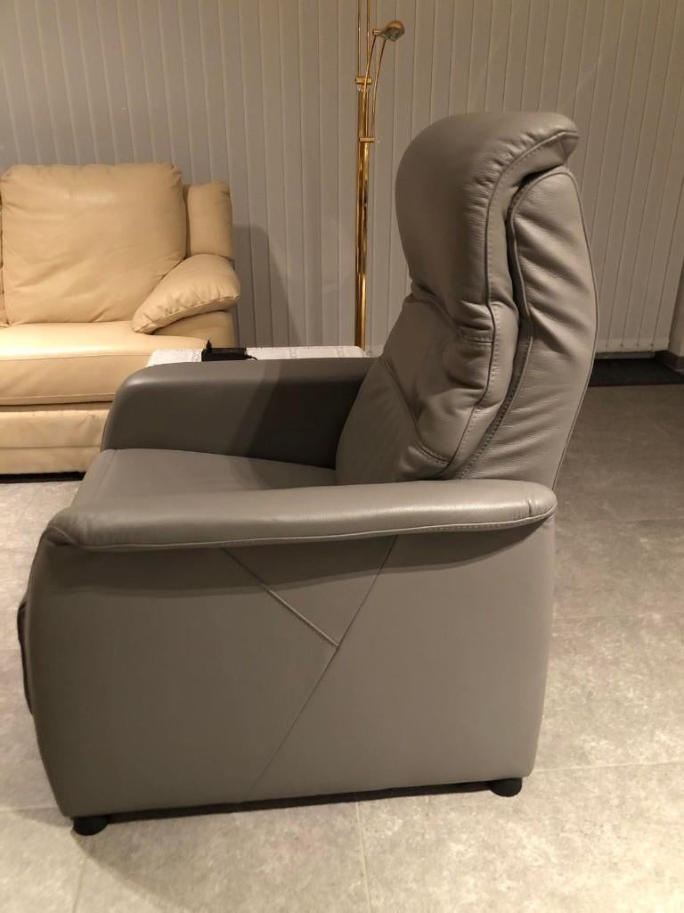 fauteuil relax-releveur de marque belge RECOR, Maison & Meubles, Fauteuils, Comme neuf, Cuir, 75 à 100 cm, 75 à 100 cm, Enlèvement