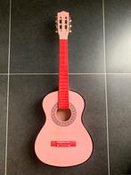 Guitare d’amusement enfant rose en bois., Utilisé, Fille