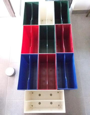 Retro elpee bakken voor vinyl platen, Lp's beschikbaar voor biedingen
