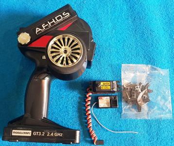 Modelcraft GT3.2 stuurwielzenderset 2.4Ghz + Savox servo beschikbaar voor biedingen