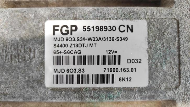 ECU Opel Corsa D  herstelling, Auto-onderdelen, Elektronica en Kabels, Opel, Gebruikt, Ophalen of Verzenden