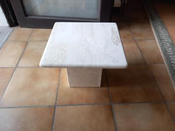 Table basse/table d'appoint en travertin, Enlèvement ou Envoi