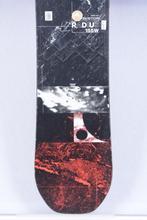155 snowboard BURTON RADIUS WIDE, black/red, Sport en Fitness, Verzenden, Gebruikt, Bindingen